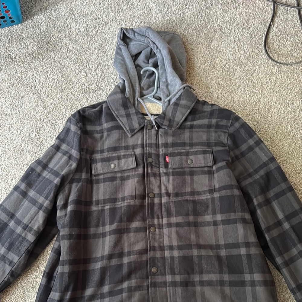 Men's Plaid Hooded Jacket Levi’s